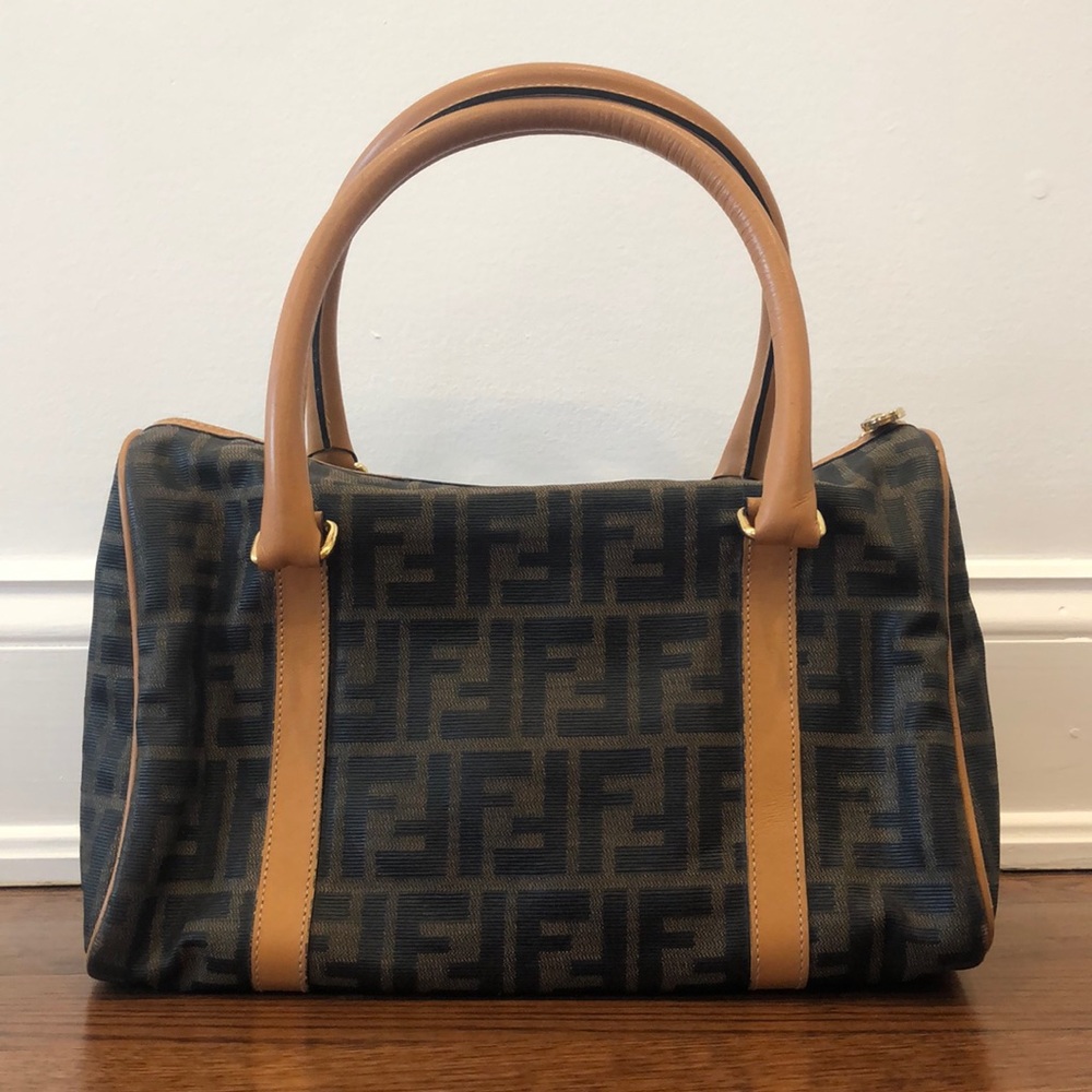 FENDI Roma Italy 1925 brown bag - Picture 2 of 6